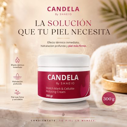 CANDELA CREAM™ 🔥 | CREMA REDUCTORA ANTI-CELULITIS | ENVÍO GRATIS