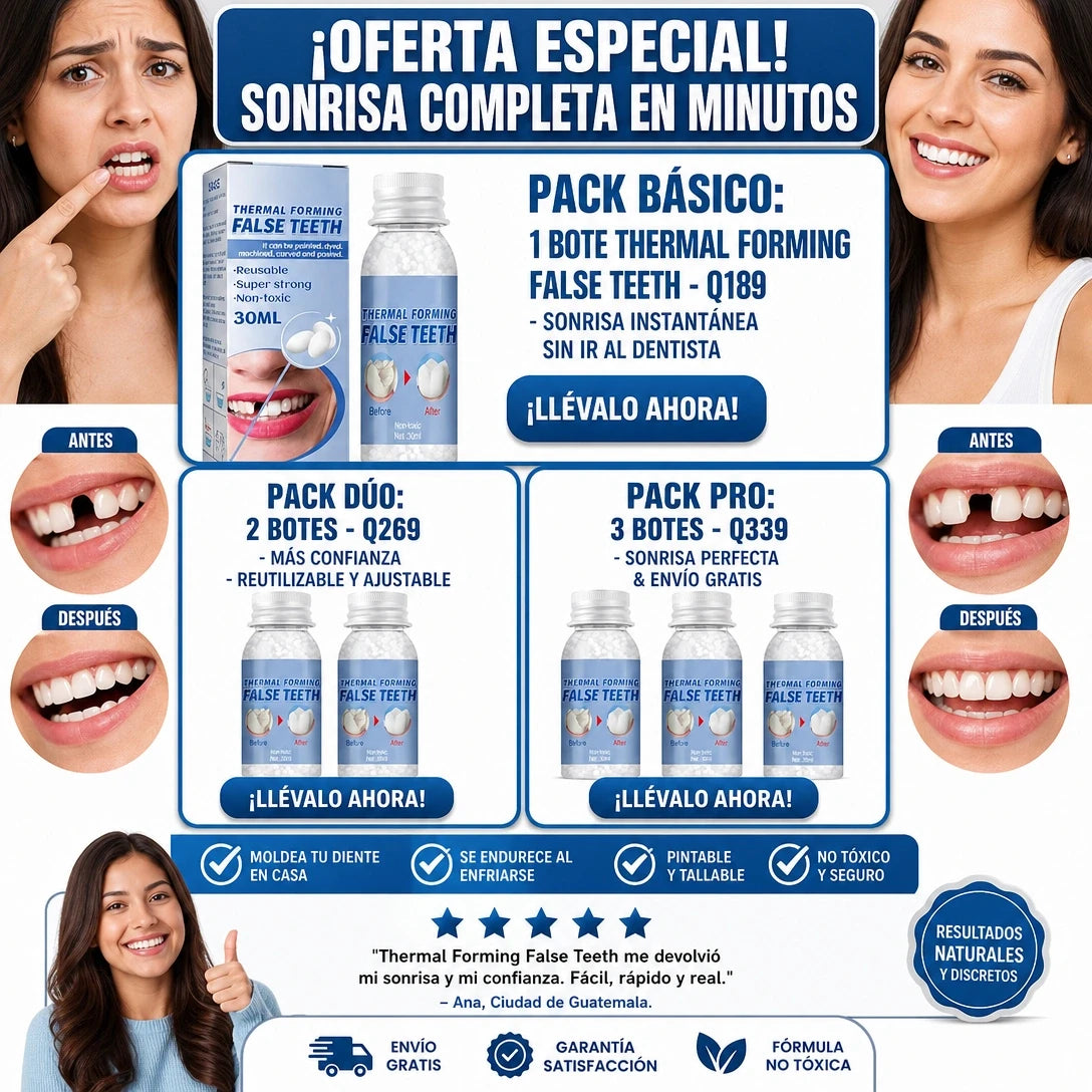 SMILEFORM PRO 🦷 | GRÁNULOS MOLDEABLES • OFERTA POR TIEMPO LIMITADO