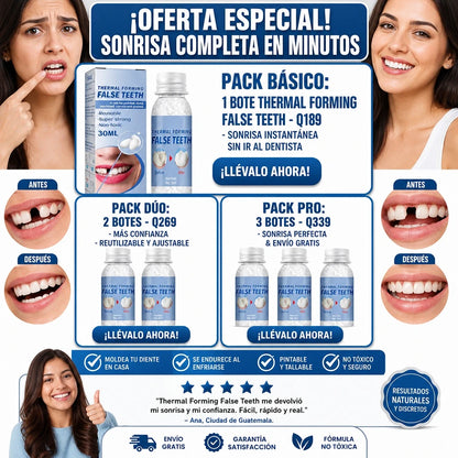 SMILEFORM PRO 🦷 | GRÁNULOS MOLDEABLES • OFERTA POR TIEMPO LIMITADO