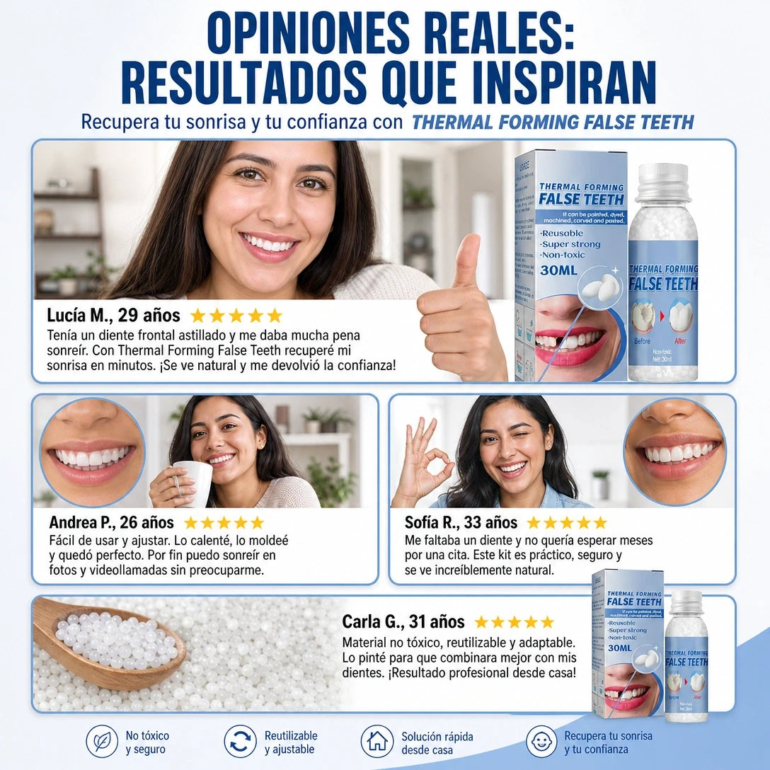 SMILEFORM PRO 🦷 | GRÁNULOS MOLDEABLES • OFERTA POR TIEMPO LIMITADO